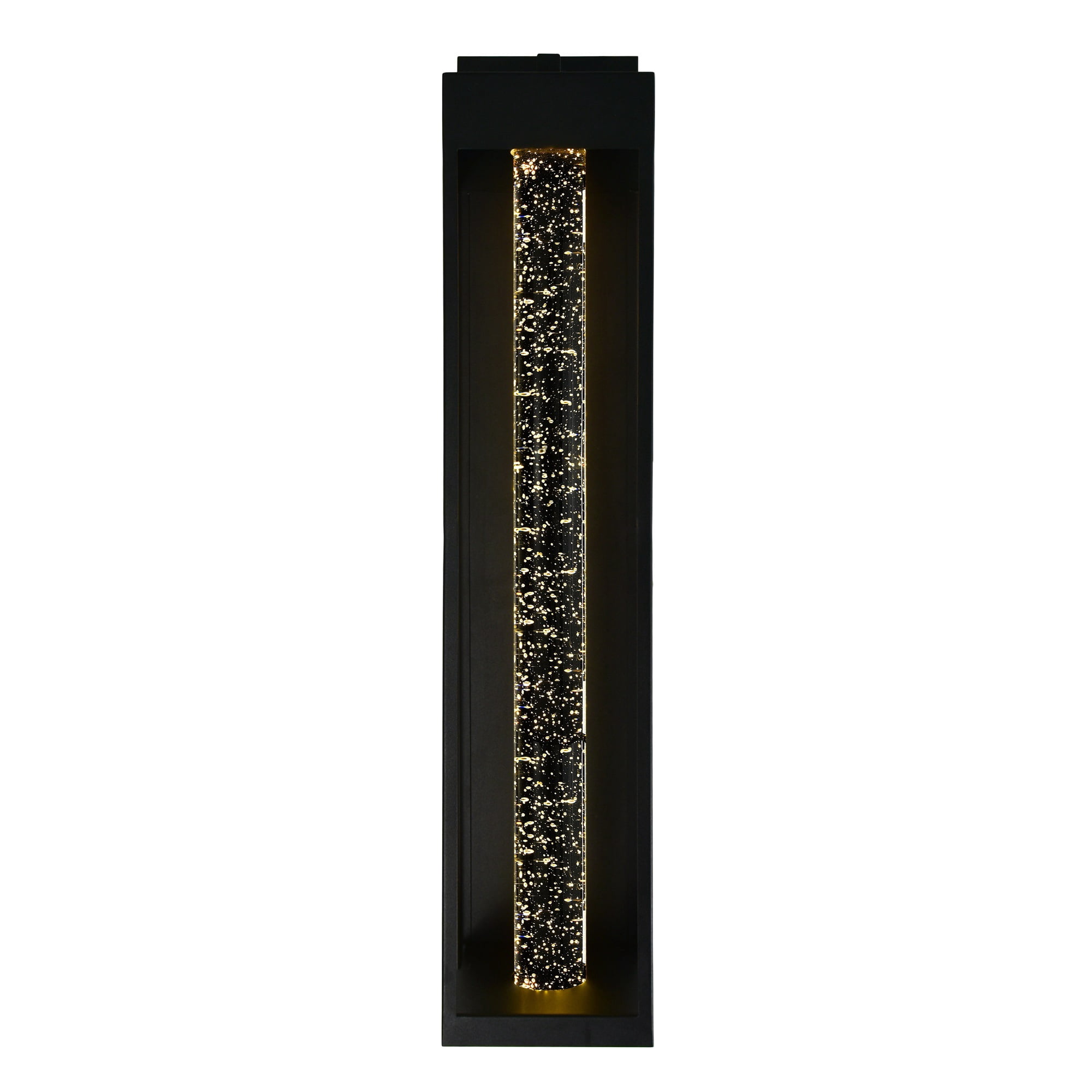 CWI Lighting Rochester LED Integrated Black Metal Outdoor Wall Light