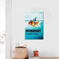 thumbnail image 3 of HFDF Mdset is Everythg Canvas Wall Art Motivational Patg spirational Entrepreneur Quotes Picture Poster Prt Artwork for Bedroom Office Home Decor Ready to Hang 8x10inch Unframed, 3 of 6