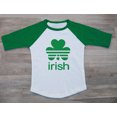 thumbnail image 4 of Tstars Boys Unisex Irish Shamrock St Patricks Day Clover Kids St Patricks Day Shirts Gift for Boys Irish Shirt Pride Proud Irish Toddler Raglan 3-4 Sleeve Baseball Tee, 4 of 5