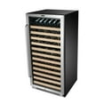 thumbnail image 3 of Whynter 100 Bottle 12 Shelf Built In Wine Refrigerator, Stainless Steel, 3 of 17