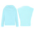 thumbnail image 6 of Womens 2 Piece Sweatsuit Set Oversized Hoodie Tank Top Matching Lounge Outfit Pullover Casual Fall 2025 Light Blue, 6 of 7