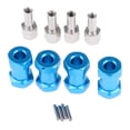 thumbnail image 2 of Hexagonal de Rueda de 12mm 15/20/25mm Adaptador de Extensión Más Combinador para Wraith CC01 AXIAL SCX10 :10 Coche Azul -20mm Hugo  Hub Adaptador extendido hexagonal, 2 of 10