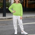 thumbnail image 5 of Xdegoge Boys 2 Piece Sweatsuits Crewneck Long Sleeve Pullover Sweatshirt and Elastic Waist Jogger Sweatpants Tracksuit Athletic Sports Casual Lounge Set Activewear, 5 of 9