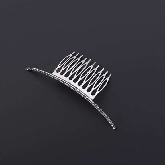 Yardwe 1Pcs Metal Hair Comb Styling Accessory For Women Girls With Rectangular Shape Classic Design