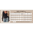 thumbnail image 2 of Zeagoo Women Long Sleeve Basic Tee 3 Pack Fall V Neck Casual T-Shirt Ribbed Slim Fit Tops, 2 of 6