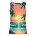 thumbnail image 4 of Father Day Sale Deals!YANHAIGONG Mens Breathable Tank Top,Mens Graphic Tank Tops Beach 3d Print Tank Top,Summer Casual Novelty Gym Workout Bodybuilding Sleeveless Round Neck Hawaii Tank Tops, 4 of 4