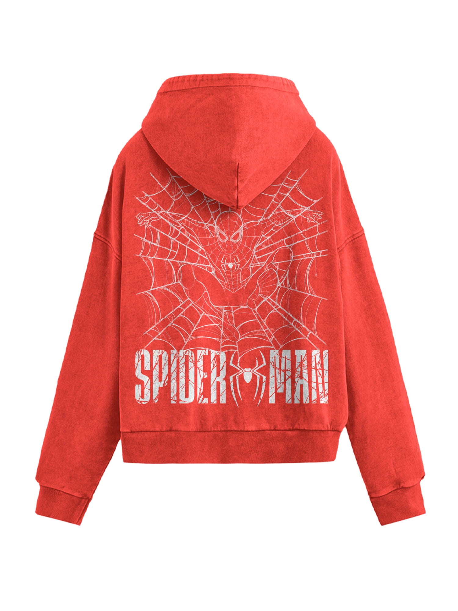 Spider-Man Men's and Big Men's Zip Up Graphic Hoodie, Sizes S-3XL