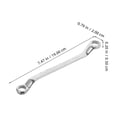 thumbnail image 4 of HEALEEP 4Pcs Double End Wrench Silver - Flexible Hand Tool for Car Emergency, 4 of 8