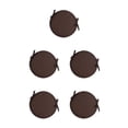 thumbnail image 3 of Inteprter Cojín de silla duradero para taburetes de bar - CAFÉ de algodón de aplicación amplia que no se decolora y de larga duración Type2 NO2, 3 of 6