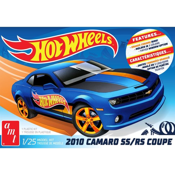 AMT AMT1255M Skill 2 Model Kit 2010 Chevrolet Camaro SS-RS Coupe Hot Wheels 1-25 Scale Model Car