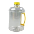 thumbnail image 3 of Botella de agua reutilizable de 1,5 l vacía con tapón de rosca para ceremonias, deportes y barbacoas. amarillo, 3 of 8