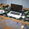 thumbnail image 3 of Long Mouse Pads for Desk,Black Cartoon Space Dinosaurs Pattern Desk Mats on Top Of Desks, Desk Mouse Pad Extra Large with 3mm Non-Slip Base and Stitched Edge for Gaming,Office,Work,Home 35.4"x15.7", 3 of 6