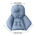 thumbnail image 1 of Cojín con borlas para silla colgante, almohadillas para sofá, hamaca, columpio, cojín para silla de huevo, cojín para asiento de columpio al aire libre Fivean unisex, 1 of 2