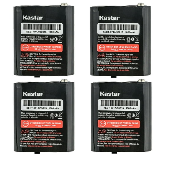 Kastar 4-Pack 3.6V 53615 Battery Compatible with Motorola Talkabout T200, Talkabout T260, Talkabout T265, Talkabout T280, Talkabout T400, Talkabout T460, Talkabout T461, Talkabout T465, Talkabout T800