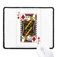 thumbnail image 1 of j playing cards pattern mousepad stitched edge mat rubber gang pad, 1 of 2
