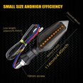 thumbnail image 3 of 4Pcs 12V Universal Motorcycle Turn Signal Indicator Amber Light Dual Color 17 LED Blue Amber Lamp, 3 of 5