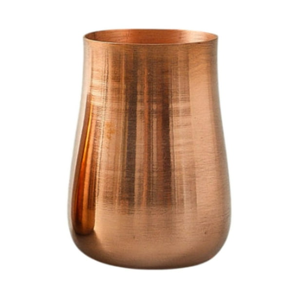 Vaso de agua de cobre puro estilo retro, portátil, para regalar cerveza en la oficina. 300 ml