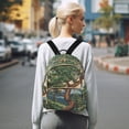 thumbnail image 7 of FORMRS Mini Backpack Purse for Women Travel Daypack Casual Shoulder Bag, Retro Pine Tree, 7 of 7
