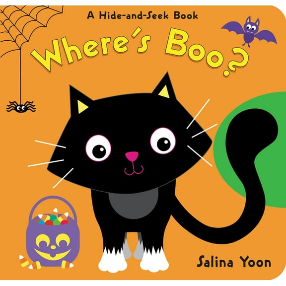 Where's Boo?: A Halloween Book for Kids and Toddlers, (Board Book)