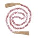 thumbnail image 1 of Guirnalda de cuentas de madera con borlas de 59 pulgadas de largo para escaleras, cestas para colgar en la pared, decoración rústica Rojo, 1 of 9