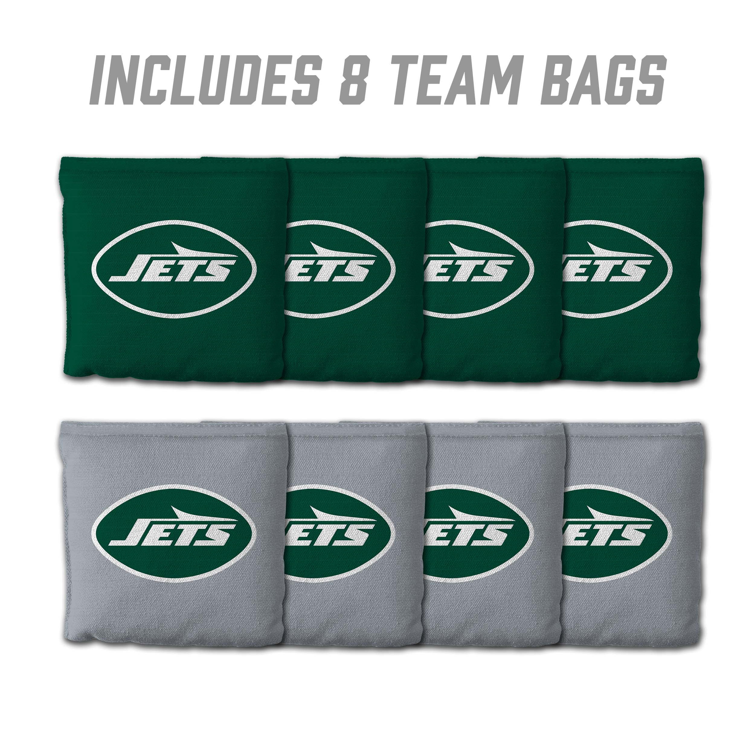 New York Jets 8pk Licensed Cornhole Bags
