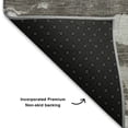 thumbnail image 5 of Addison Rugs Mayfield Premium Machine Washable Transitional Abstract Pewter Rectangle Rug, 3' X 5' Machine Washable Transitional Abstract Pewter Oversized Sherpa Throw Blanket, 5 of 6