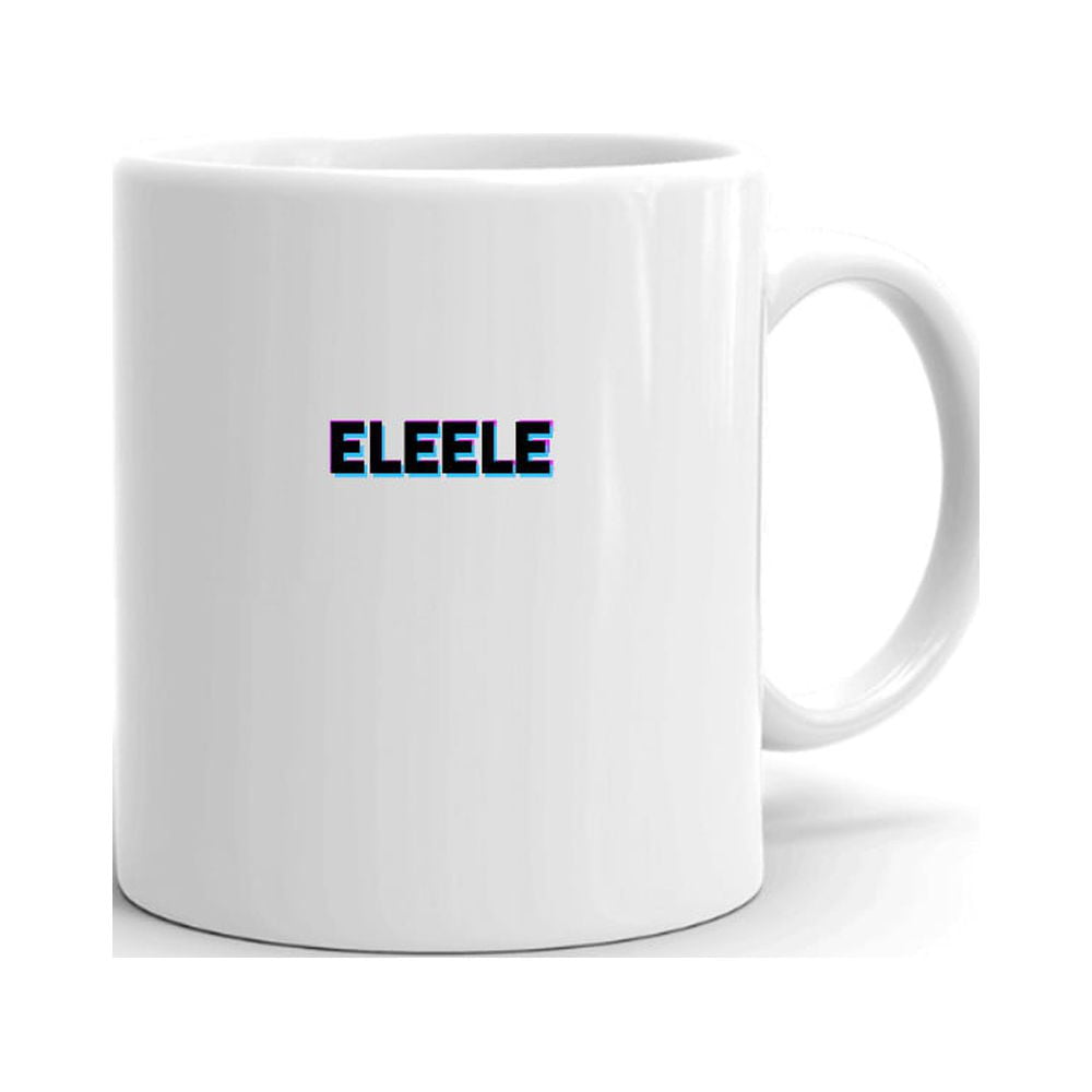 Tri Color Eleele Ceramic Dishwasher And Microwave Safe Mug