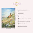 thumbnail image 3 of Eastern Print Butterflies Country Poster Wall Decor, Abstract Watercolor Minimal Animal Wall Prints for Nursery Farmhouse, Home, Office, Classroom Must Have Decoration, UNFRAMED, 8x12, 3 of 4