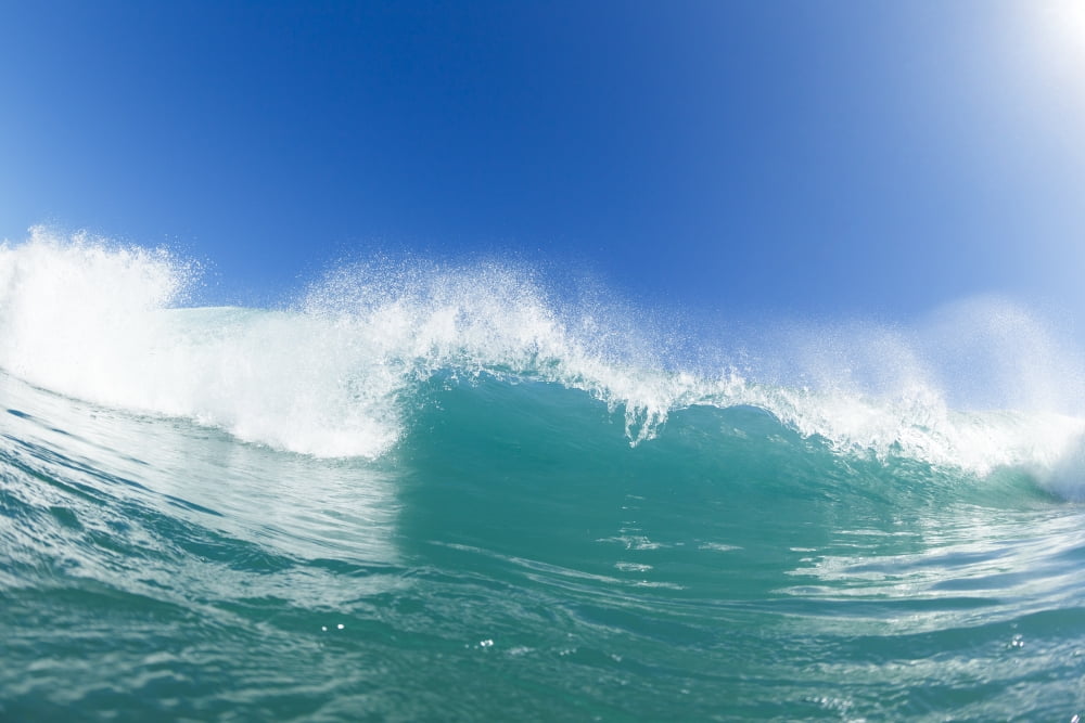 Blue Ocean Wave And
