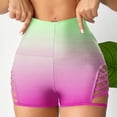 thumbnail image 5 of FRSASU Women's Swim Shorts High Waisted Bathing Suit Bottoms Swimwear Side Hollowed Out Shorts Swimsuit Board Shorts Hot Pink, 5 of 7