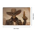 thumbnail image 5 of Area Rugs For Living Room Decor - Western Skull Cowboy Anti Slip Throw Washable Rugs 3x5 For Bedroom, Soft Indoor Carpet For Bedroom Living Room 60x39In, 5 of 5