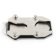 thumbnail image 1 of Placa de soporte de agrandamiento de almohadilla para almohadillas de patada de motocicleta, instalar fácilmente la almohadilla de extensión del lado argent externo, 1 of 8