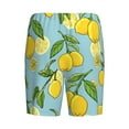thumbnail image 4 of Picia Lemon Pajama Shorts for Men, Men's Pajama Bottoms, Sleepwear,Short Pajama Pants-X-Large, 4 of 9