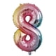 thumbnail image 1 of Fiudx Globo de Aluminio con Números, Diseño Multicolor de 32 Pulgadas, Material de Aluminio, Duradero y Reutilizable, Decoración para Fiesta de Cumpleaños, Esencial para Celebraciones, Incluye 1 Glob, 1 of 2