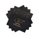 thumbnail image 1 of Gatherfun Servilletas de papel desechables para 30 cumpleaños, decoraciones de fiesta en negro y dorado, vajilla para hombres y mujeres, fiesta de 30 cumpleaños (6,5 x 6,5 pulgadas, 3 capas, paquete d, 1 of 5