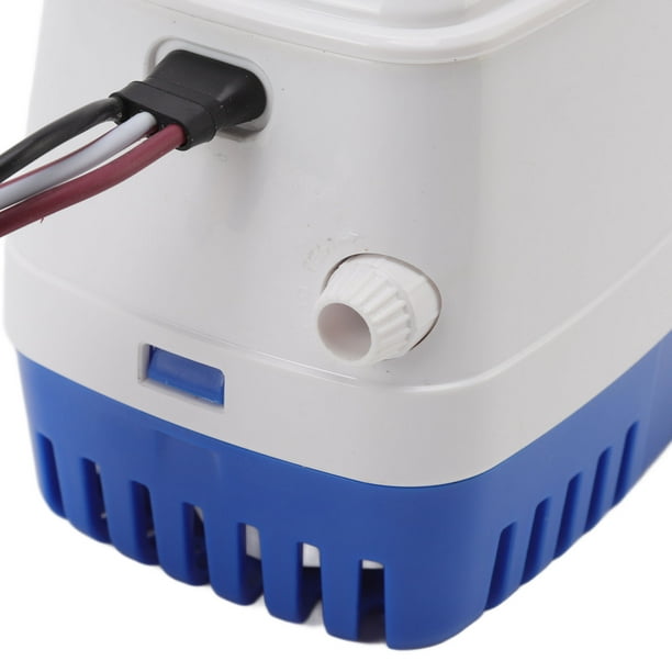 Pompe De Cale Submersible Automatique 24V – 750 GPH, Boîtier ABS, Interrupteur à Flotteur Intégré, Pour Petit Bateau