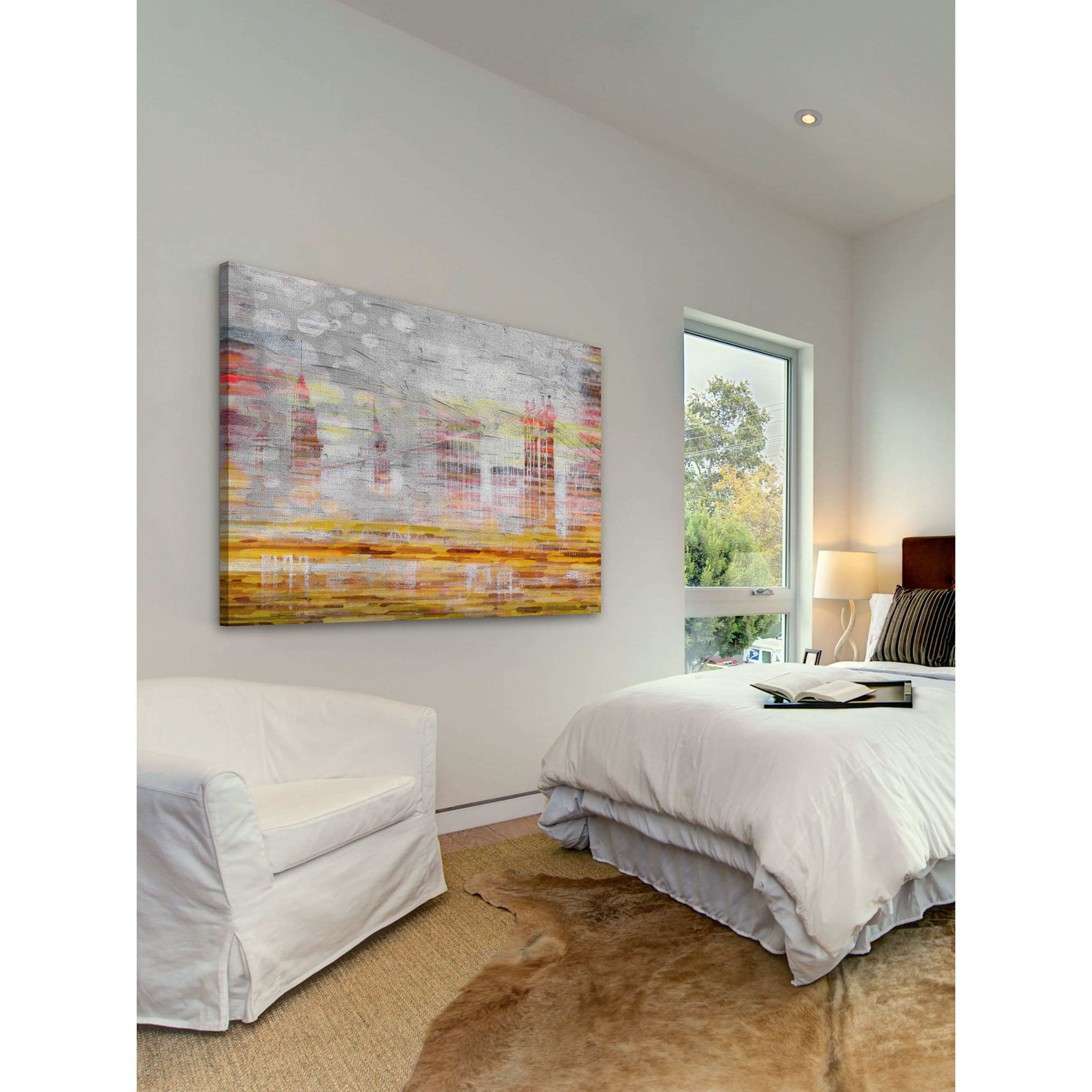 Parvez Taj "Hidden Buildings" Print on Canvas