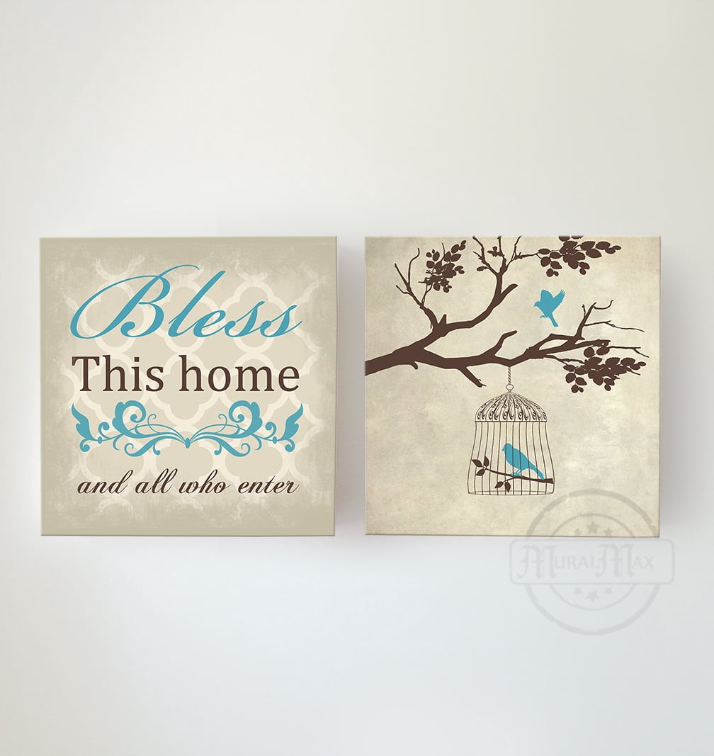 God Bless Our Home Wall Sticker, Vinyl Decal The... B4F God Bless Our Home Wall Sticker, Vinyl Decal The... B4F