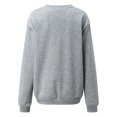 thumbnail image 3 of Chandail en Molleton de Noël pour Femmes Imprimé de Vacances Chandail Col Rond Cardigan à Capuche Mode Veste Mi-Longue Fermeture Extérieure Manches Longues Chandail de Noël, 3 of 6