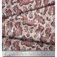 thumbnail image 2 of Soimoi polyester Crepe Fabric Snake Animal Skin Fabric Prints By Yard 42 Inch Wide, 2 of 3