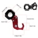 thumbnail image 4 of Gancho para manillar de motocicleta Speravity soporte para casco bolsa para artículos diversos color rojo, 4 of 6