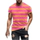 thumbnail image 2 of Camisetas de Manga Larga para Hombres Imprimir Fallow Cuello Redondo Camiseta, Moda Casual Manga Corta Mezcla de Algodón/Lino, 2 of 5