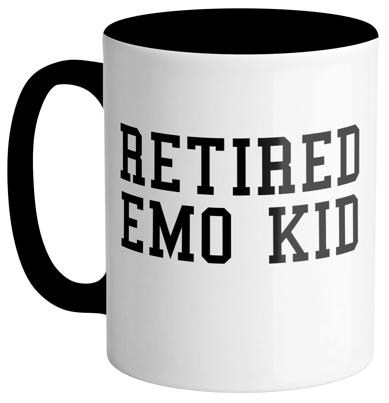 Retired Emo Kid Coffee Mug 11oz Black Walmart Com Retired Emo Kid Coffee Mug 11oz Black Walmart Com
