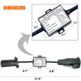 thumbnail image 4 of USA to European Trailer Light Converter 7 Way Flat Socket (US Vehicle) to 13-Pin Round Plug (EU Trailer), 4 of 7