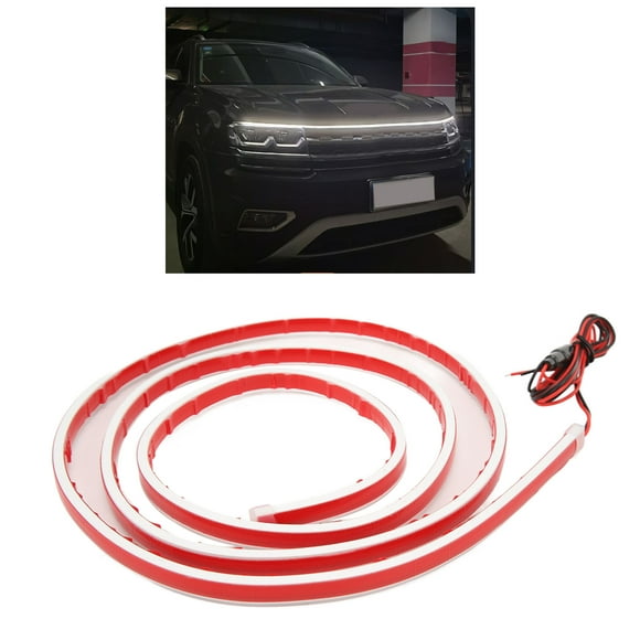 Car Hood LED Strip Lights Bright Engine Exterior Light Bar 180cm Length for Vehicles