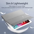 thumbnail image 1 of Premium Trifold Case for iPad 9.7 2018/2017, [Rubber Cover] Slim Fit Leather Smart Case with Rubberized Back Cover and Auto Wake & Sleep for iPad 9.7 2018/2017, 1 of 5