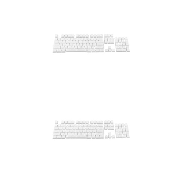 Tholdsy DIY Fully Keycaps Mechanical ABS for Switches CHERRY MX/Clone 2piezas lechoso