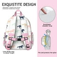 thumbnail image 5 of Birthday gift horse laptop backpack, spacious backpack with horse designs, ideal for school or work, 5 of 6