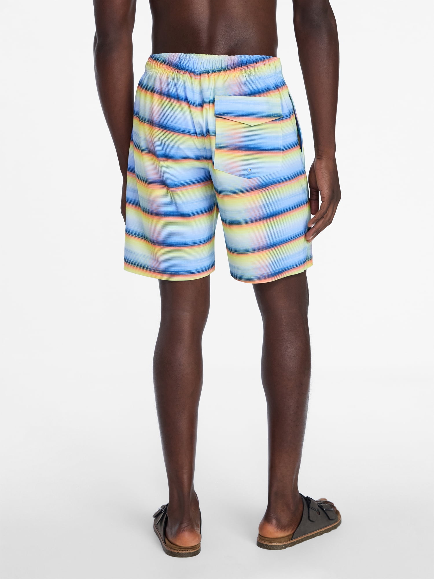 George Men's and Big Men's E-Board Swim Trunks with UPF 50+, 9" Inseam, Sizes S-3XL