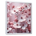 thumbnail image 2 of Designart "Dreaming in Pink with Dogwood" Floral & Botanical Floater Framed Canvas Print, 2 of 7